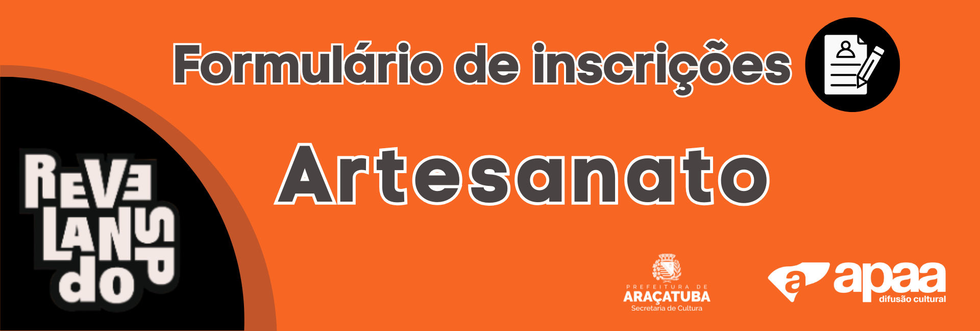 REVELANDO 2026 | ARTESANATO - Formulário do Projeto